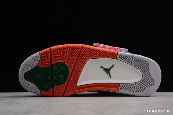 308497-171 OG Air White Retro 4 Jordan 308497-171 Blue Orange 0213